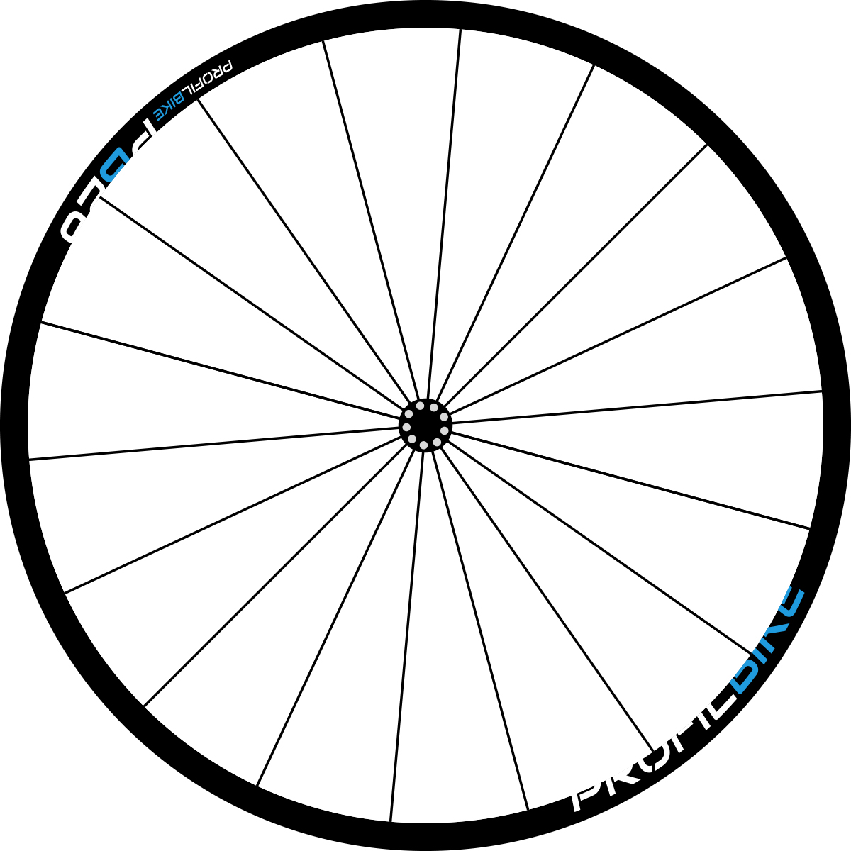 Profilbike PB26 ALU DISC design bleu