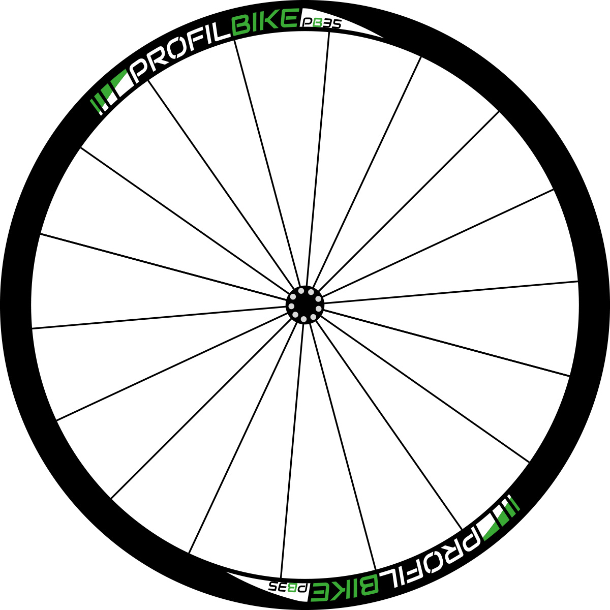 Profilbike PB35 CARBON DISC design vert