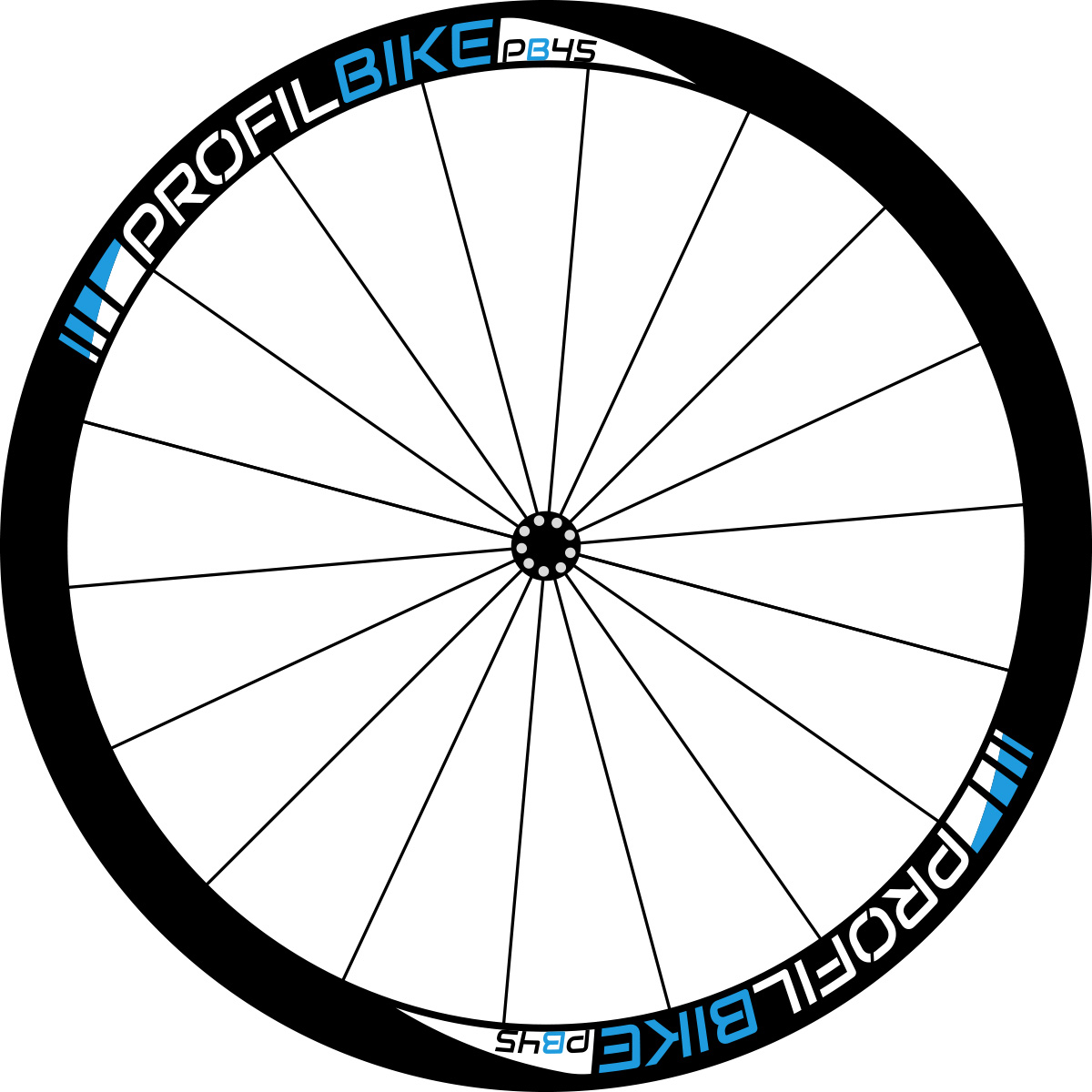 Profilbike PB45 CARBON design bleu