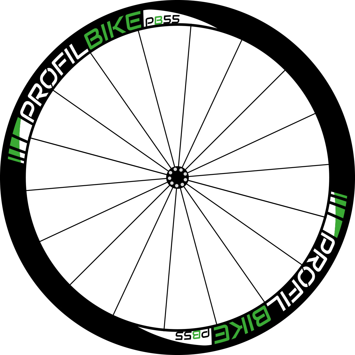 Profilbike PB55 CARBON DISC design vert