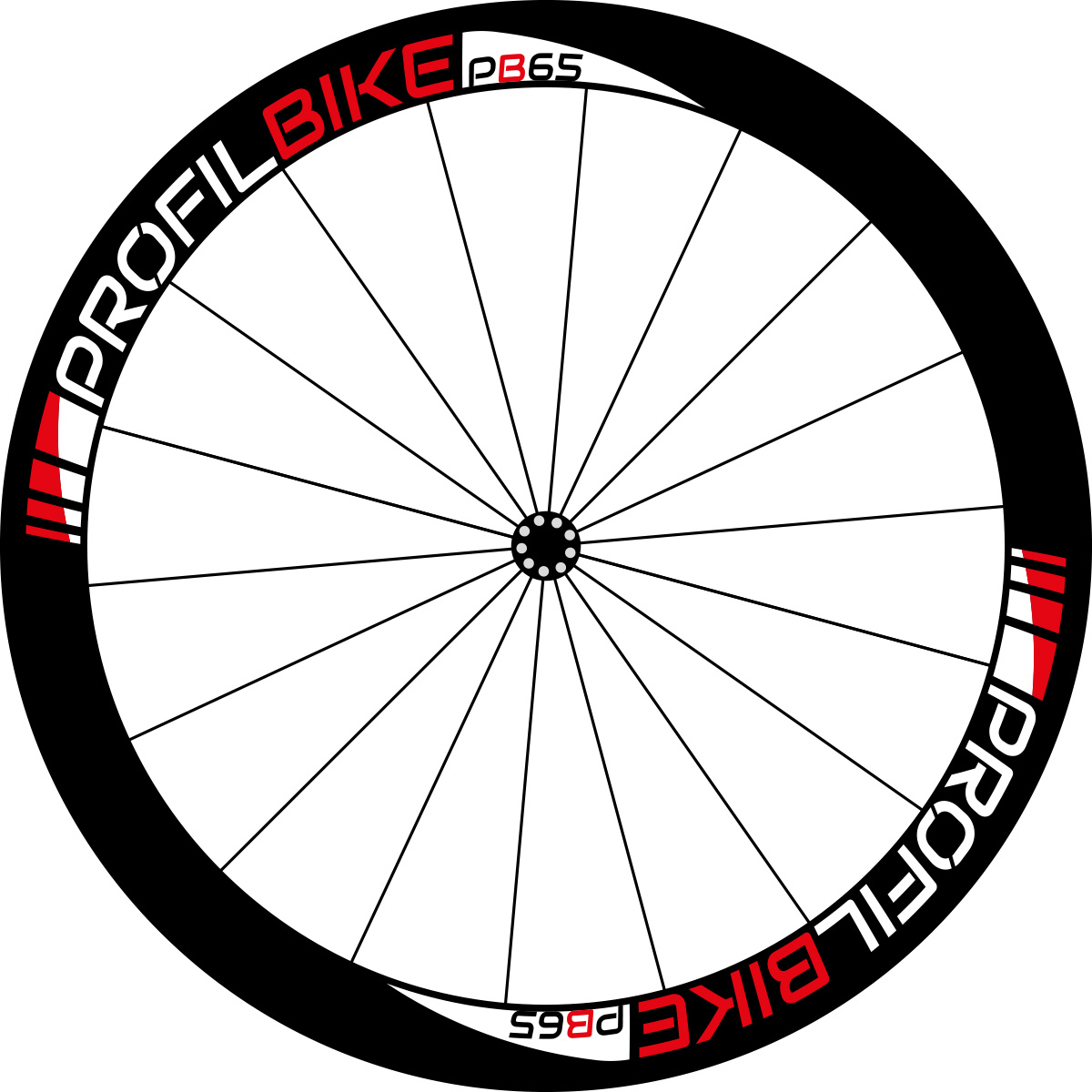 Profilbike PB65 CARBON design rouge