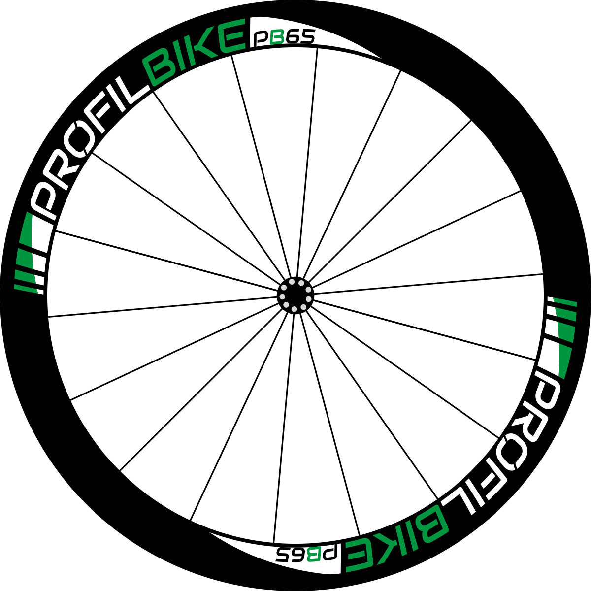 Profilbike PB65 CARBON DISC design vert